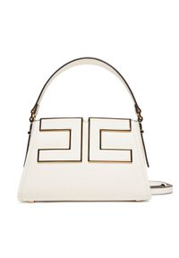 Elisabetta Franchi Torebka BS-36A-56E2-V360 Biały. Kolor: biały. Materiał: skórzane