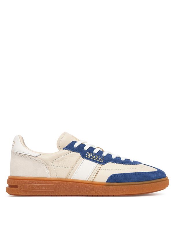 Lauren Ralph Lauren - LAUREN RALPH LAUREN Sneakersy Bedford Suede Sneaker 804P04920008 Brązowy jasny. Kolor: brązowy. Materiał: skóra, zamsz