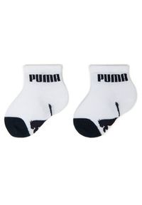 Puma Zestaw 2 par wysokich skarpet dziecięcych Baby Mini Cats Lifestyle Sock 2P 935478 Granatowy. Kolor: niebieski. Materiał: materiał, bawełna