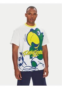 Puma T-Shirt CWC Hoops x Palmeiras 631705 Biały Regular Fit. Kolor: biały. Materiał: bawełna