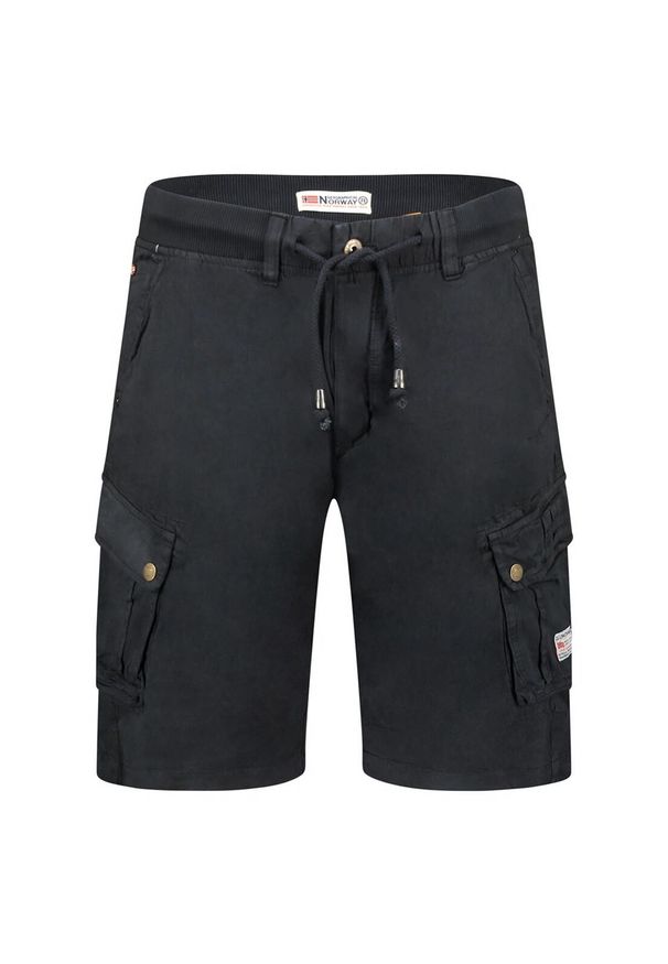 Bermudy Geographical Norway PAKITO BLACK DB MEN 256 czarny męska. Kolor: czarny. Sport: turystyka piesza