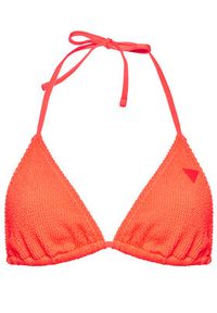 Guess Góra od bikini Triangle E1GJ53 MC03P Pomarańczowy. Kolor: pomarańczowy. Materiał: syntetyk