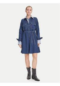 Weekend Max Mara Sukienka jeansowa Balenio 2525226081 Granatowy Regular Fit. Kolor: niebieski. Materiał: bawełna #4