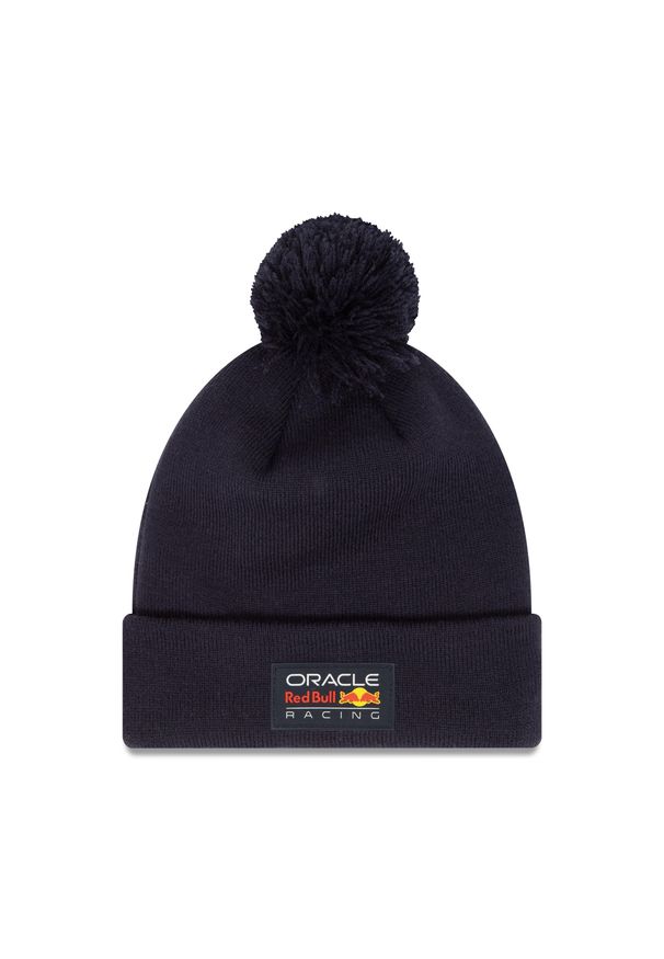 RED BULL - Maska z pomponem New Era Essential Red Bull F1. Kolor: niebieski. Sezon: zima
