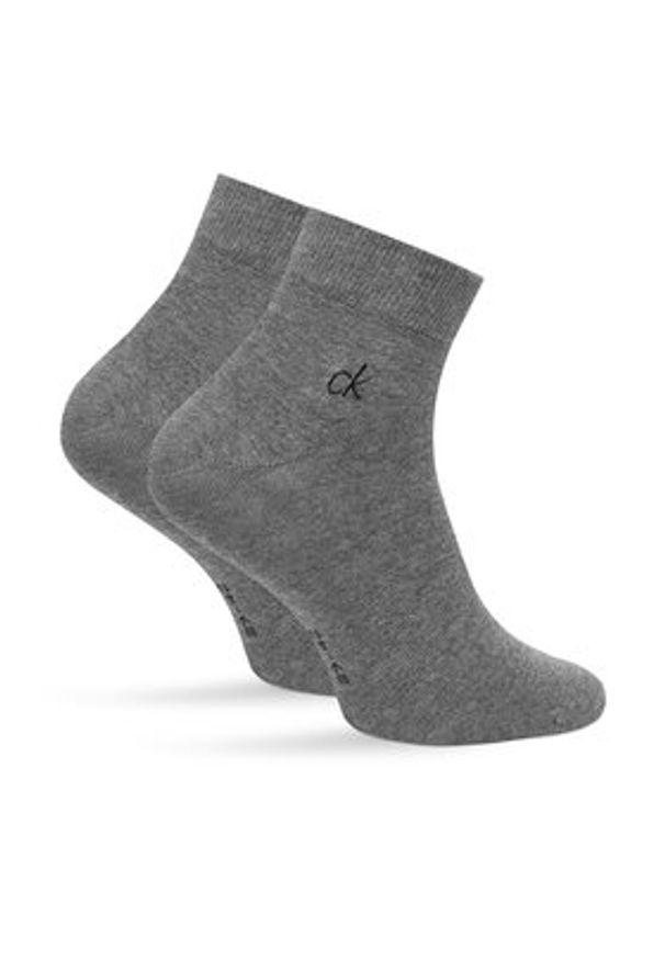 Calvin Klein Skarpety krótkie 701234209 Szary. Kolor: szary. Materiał: bawełna