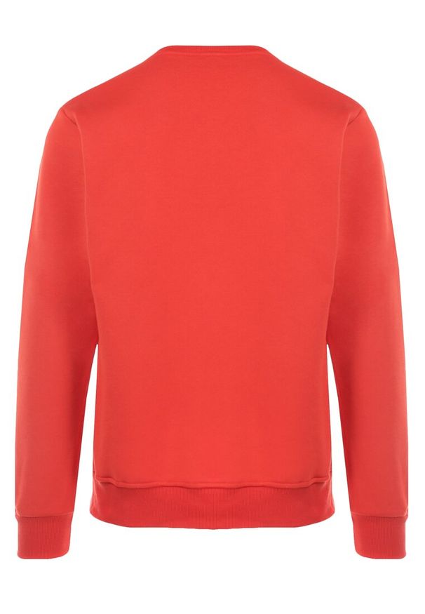 Born2be - Czerwona Bluza Iphonius. Typ kołnierza: bez kaptura. Kolor: czerwony. Materiał: dzianina, polar, jeans. Styl: klasyczny