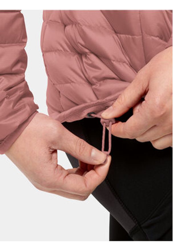 Jack Wolfskin Kurtka puchowa Passamani Down Hoody 1207101 Różowy Regular Fit. Kolor: różowy. Materiał: syntetyk