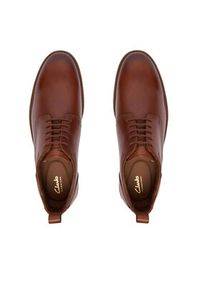Clarks Półbuty Aldwin Lace 26183252 Brązowy. Kolor: brązowy. Materiał: skóra #4