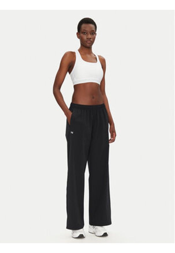 Under Armour Spodnie dresowe Rival 1386453 Czarny Wide Leg. Kolor: czarny. Materiał: syntetyk