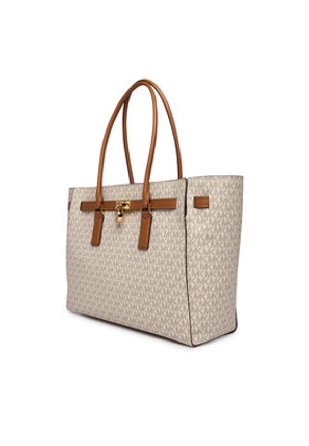 MICHAEL Michael Kors Torebka 30F5GNXT3B Écru. Kolor: kremowy. Materiał: skórzane