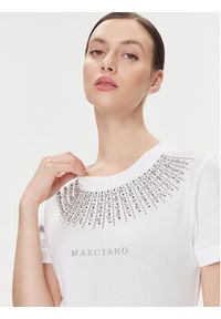 Marciano Guess T-Shirt Molly 4RGP28 6138A Biały Regular Fit. Kolor: biały. Materiał: bawełna