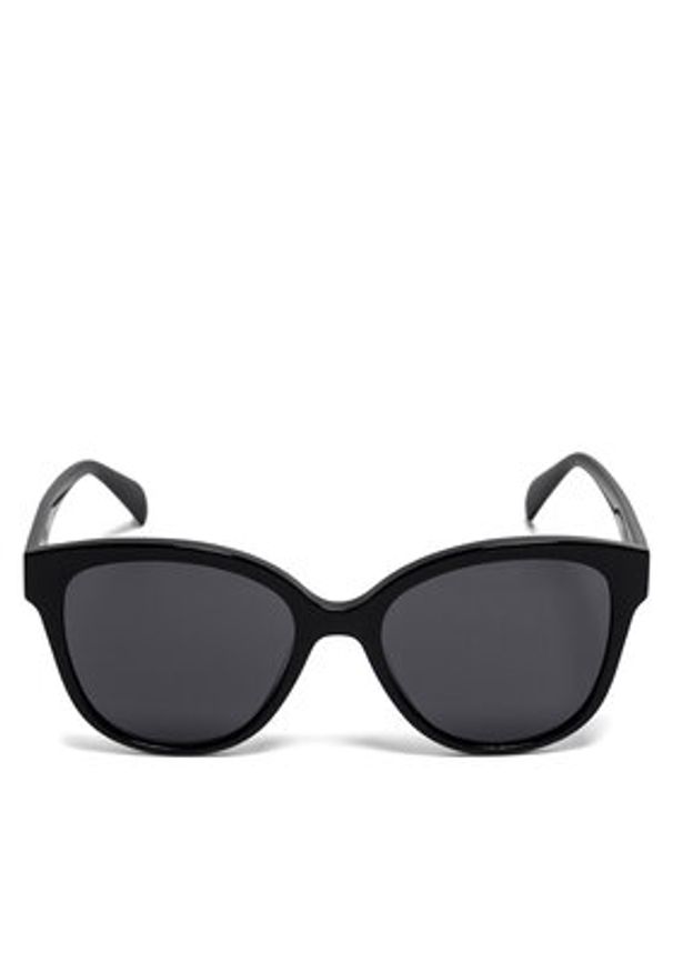 Nine West Okulary przeciwsłoneczne NW 6630S Czarny. Kolor: czarny