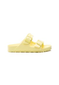 Klapki damskie Birkenstock Arizona Eva. Kolor: żółty. Materiał: materiał, syntetyk