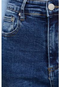 Answear Lab jeansy damskie high waist. Stan: podwyższony. Kolor: niebieski. Styl: wakacyjny #3