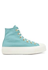 Trampki Converse. Kolor: turkusowy. Obcas: na platformie #1