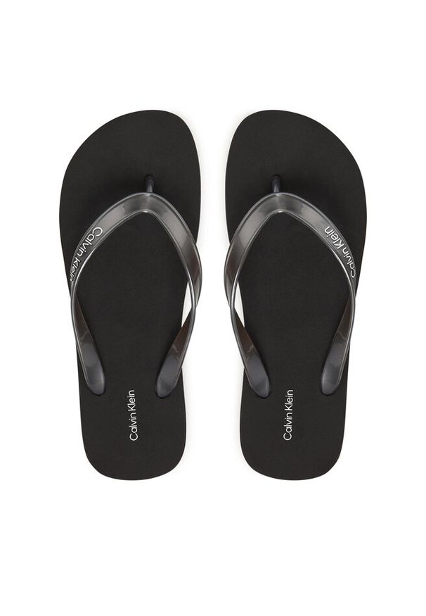 Japonki Calvin Klein. Kolor: czarny