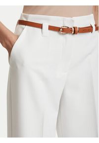 ACCESS FASHION Spodnie materiałowe 63-5021-135 Biały Regular Fit. Kolor: biały. Materiał: syntetyk #3