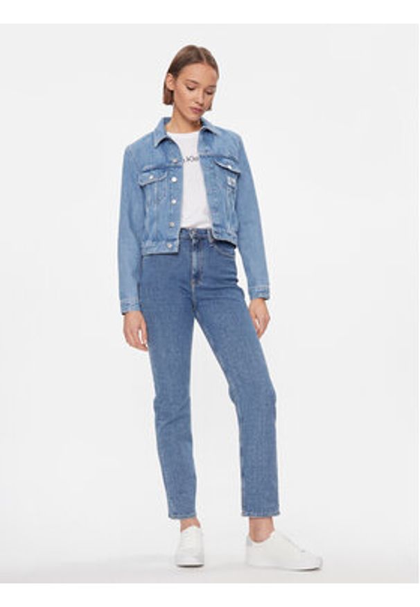 Calvin Klein Jeans Jeansy Ckj Dnm Kyro Quartzblue J20J222777 Niebieski Straight Fit. Kolor: niebieski