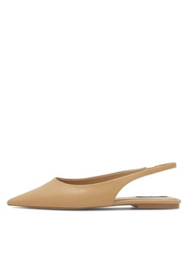 Nine West Sandały WFA2551-2 Beżowy. Kolor: beżowy. Materiał: skóra