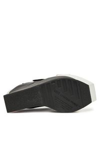 United Nude Sandały Delta Wedge Sandal 1041389316 Czarny. Kolor: czarny. Materiał: skóra