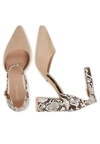 DeeZee Czółenka FERRI1 Beżowy. Kolor: beżowy. Materiał: skóra #6