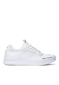 Sneakersy męskie białe Armani Exchange XUX128 XV548 00152. Kolor: biały