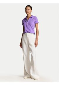 Polo Ralph Lauren Polo 211870245012 Fioletowy Slim Fit. Typ kołnierza: polo. Kolor: fioletowy. Materiał: bawełna #2