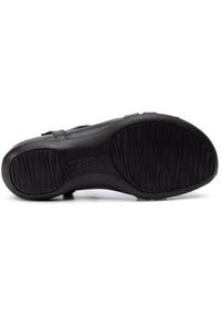 ecco - ECCO Sandały Flash 24087353859 Czarny. Kolor: czarny. Materiał: skóra