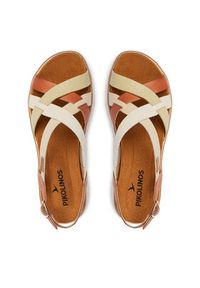 Pikolinos Sandały Palma W4N-0650C2 Pomarańczowy. Kolor: pomarańczowy. Materiał: skóra #3