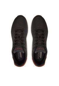 skechers - Skechers Sneakersy Uno - Suited On Air 183004 Czarny. Kolor: czarny. Materiał: skóra #6