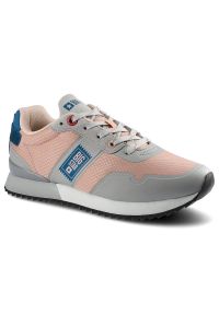 Big-Star - Pomarańczowe Sneakersy Big Star Damskie Półbuty. Okazja: na co dzień. Kolor: pomarańczowy. Materiał: syntetyk, materiał. Szerokość cholewki: normalna