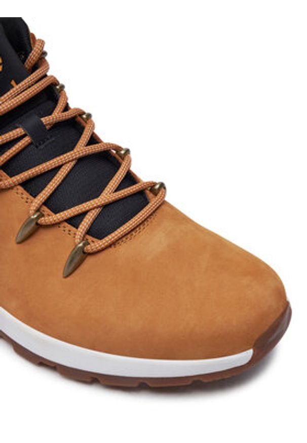 Timberland Trapery TB0A6DQDEJS1 Żółty. Kolor: żółty. Materiał: skóra