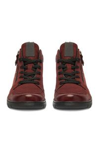 Go Soft Trzewiki CEO-WI23-GHANA-07 Bordowy. Kolor: czerwony. Materiał: skóra, nubuk #6