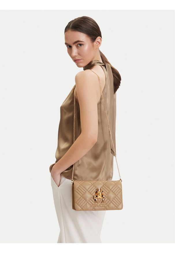 Love Moschino - LOVE MOSCHINO Torebka JC4269PP0OKH1209 Beżowy. Kolor: beżowy. Materiał: skórzane