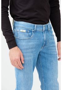 7 FOR ALL MANKIND Niebieskie męskie jeansy Slimmy Tapered, Rozmiar 34. Kolor: niebieski #2