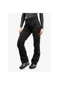 Fjällräven - Spodnie trekkingowe damskie Fjallraven Keb Eco-Shell Trousers. Kolor: czarny. Sezon: lato. Sport: turystyka piesza #1