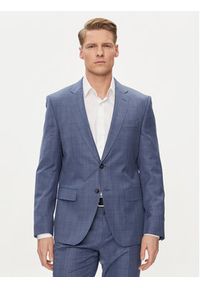 BOSS - Boss Garnitur H-Huge-2Pcs-224 50509502 Niebieski Slim Fit. Kolor: niebieski. Materiał: wełna #3