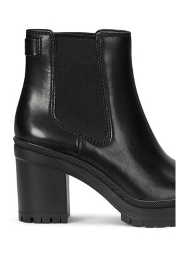 Lauren Ralph Lauren - LAUREN RALPH LAUREN Botki 802937825001 Czarny. Kolor: czarny. Materiał: skóra