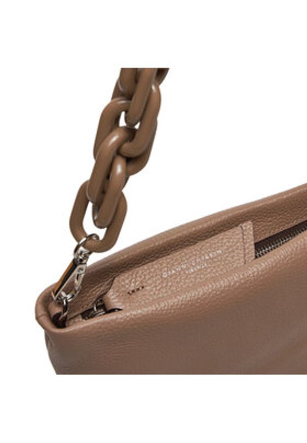 Gianni Chiarini Torebka Brenda BS 8265/COMM GRN Beżowy. Kolor: beżowy. Materiał: skórzane