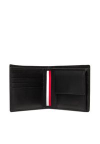 TOMMY HILFIGER - Tommy Hilfiger Portfel męski Central Cc And Coin AM0AM13514 Czarny. Kolor: czarny. Materiał: skóra #3