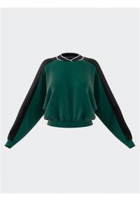 Adidas - adidas Bluza IM4991 Zielony Loose Fit. Kolor: zielony. Materiał: syntetyk #1