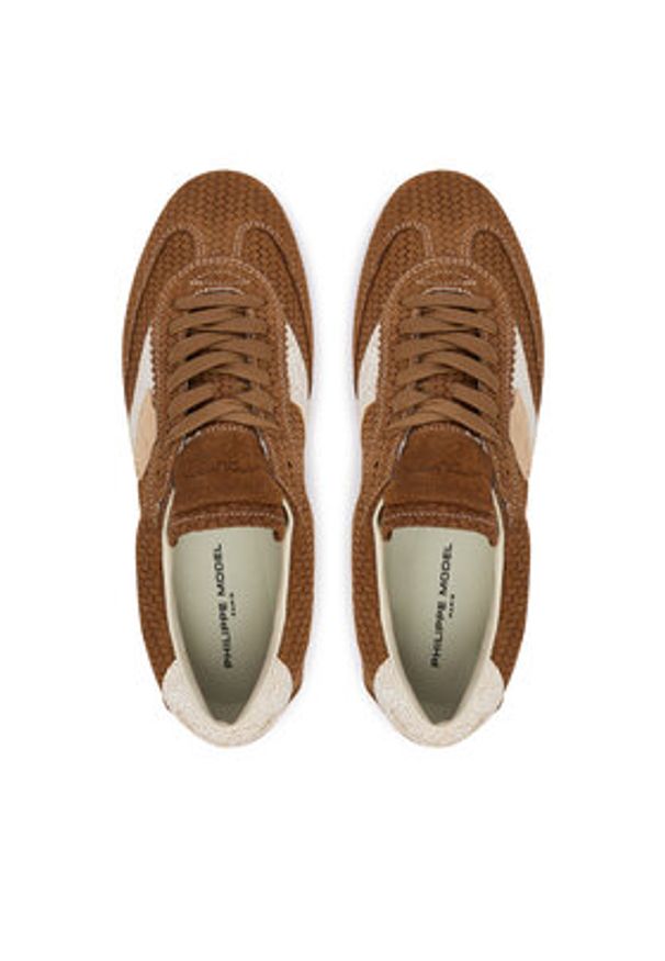 Philippe Model Sneakersy Planche A013633 PNLD DT10 Brązowy. Kolor: brązowy. Materiał: skóra, zamsz