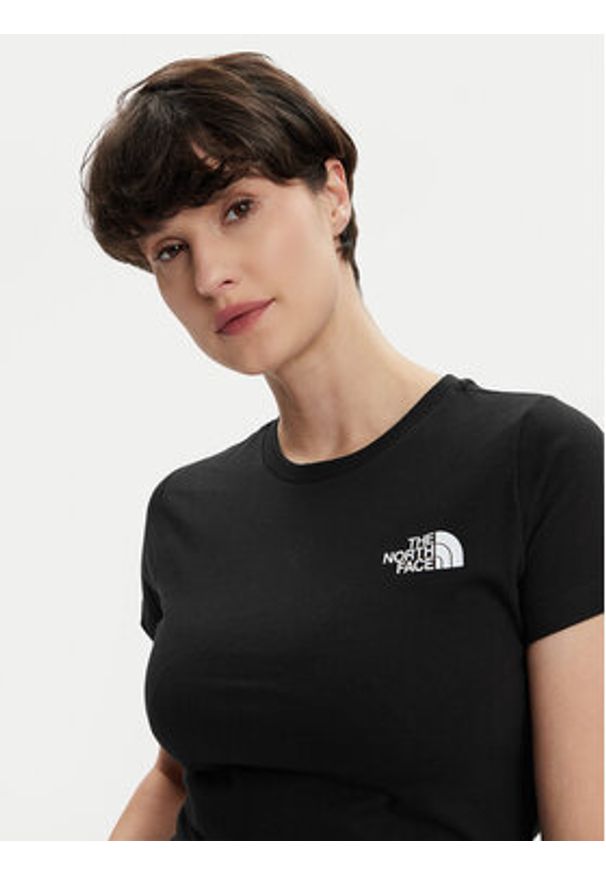 The North Face T-Shirt Redbox NF0A87NM Czarny Regular Fit. Kolor: czarny. Materiał: bawełna