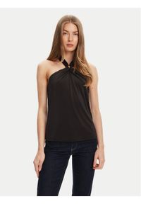 Marciano Guess Top 5YGP04 6259A Czarny Slim Fit. Kolor: czarny. Materiał: syntetyk