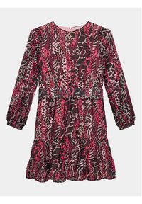 Guess Sukienka codzienna J3BK14 WA2T0 Różowy Regular Fit. Okazja: na co dzień. Kolor: różowy. Materiał: syntetyk. Typ sukienki: proste. Styl: casual #1