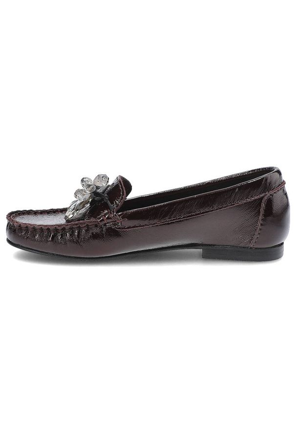 Nessi - Mokasyny NESSI 21038 Bordo 711