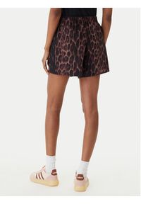 Adidas - adidas Szorty sportowe Workout Essentials Leopard Woven JZ4935 Brązowy Regular Fit. Kolor: brązowy. Materiał: syntetyk #2
