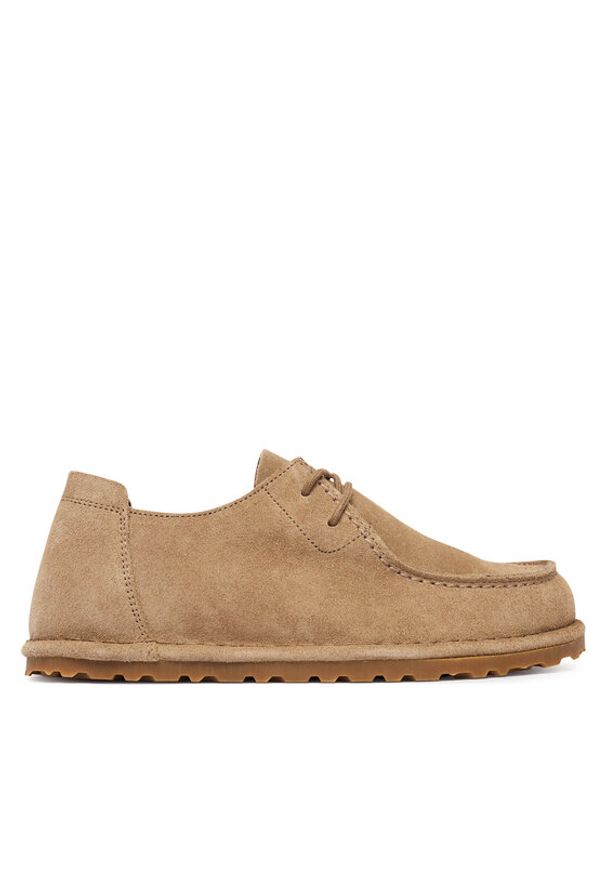 Birkenstock Półbuty Utti Lace 1034413 Beżowy. Kolor: beżowy. Materiał: skóra, zamsz