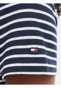 TOMMY HILFIGER - Tommy Hilfiger Sukienka codzienna WW0WW48745 Granatowy Regular Fit. Okazja: na co dzień. Kolor: niebieski. Materiał: bawełna. Typ sukienki: proste. Styl: casual #3