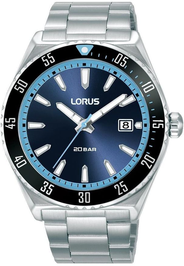Zegarek męski Lorus RS957DX9 srebrny. Kolor: srebrny
